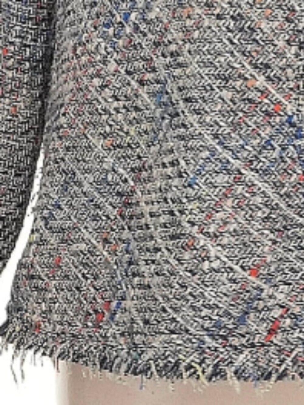 Chico's Women's Tweed Multi-Colored Peplum Blazer - Size 3 (XL) - Like New - Picture 4 of 9